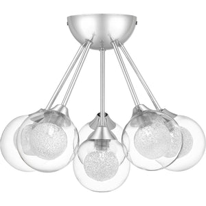 Spellbound Semi Flush Mount Polished Chrome