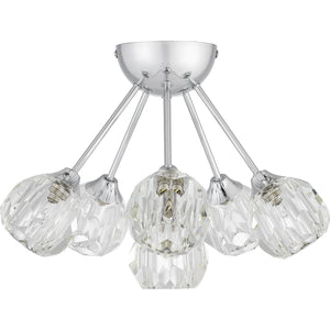 Spellbound Semi Flush Mount Polished Chrome