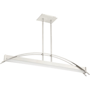 Sabre Linear Suspension Brushed Nickel