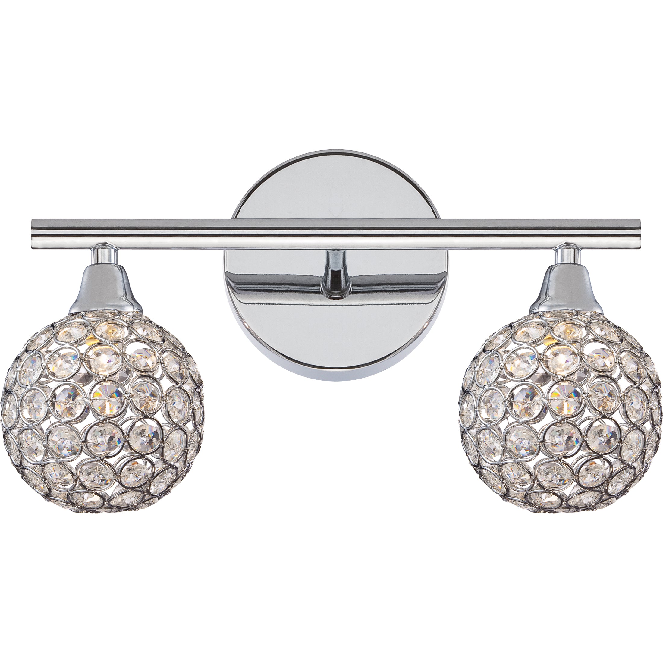 Shimmer Vanity Light Polished Chrome