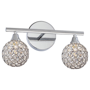 Shimmer Vanity Light Polished Chrome