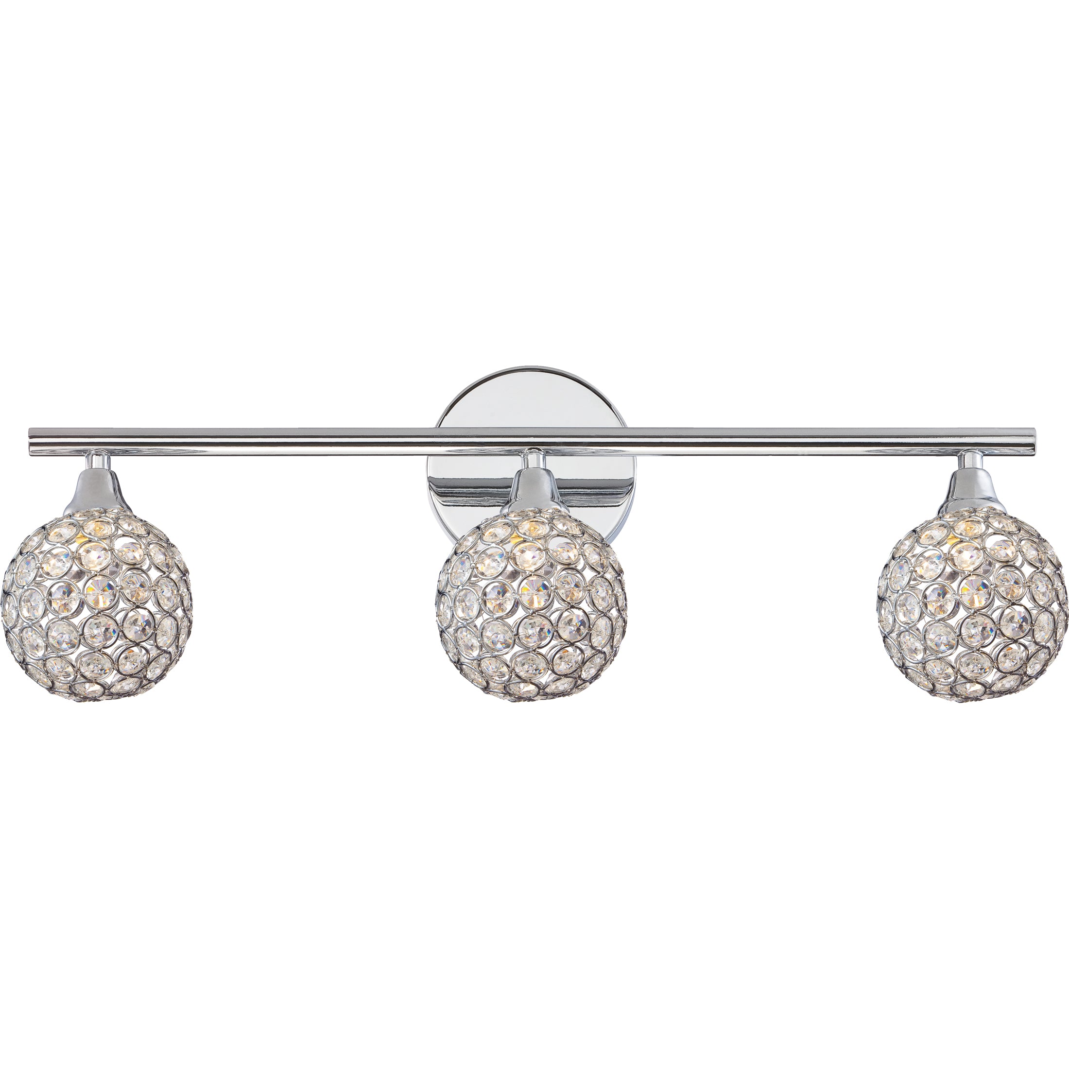 Shimmer Vanity Light Polished Chrome