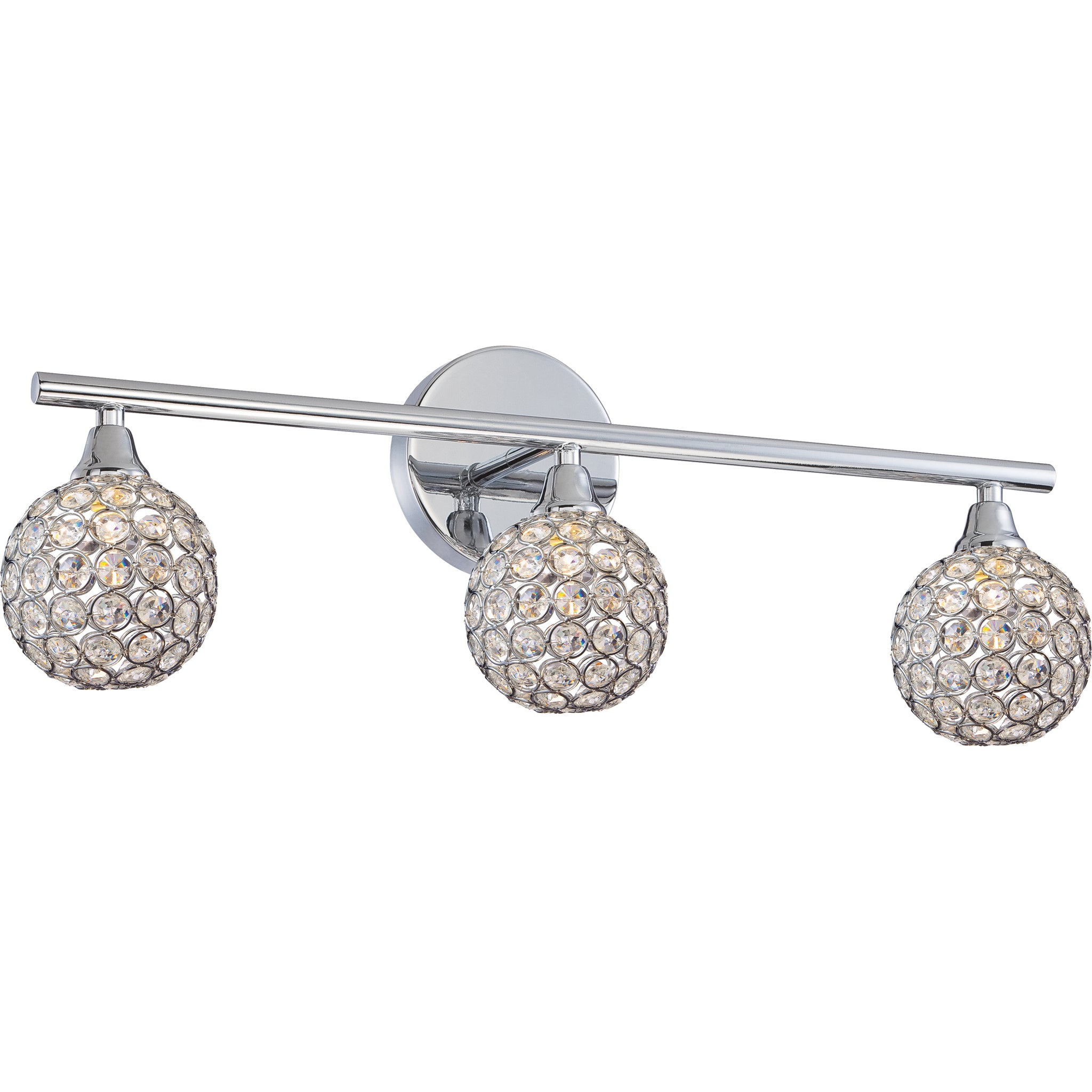 Shimmer Vanity Light Polished Chrome