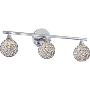 Shimmer Vanity Light Polished Chrome