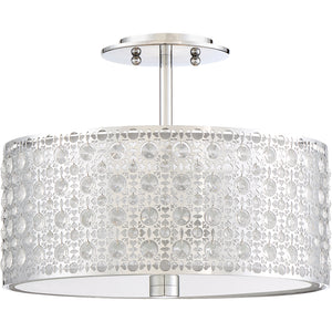 Verity Semi Flush Mount Polished Chrome