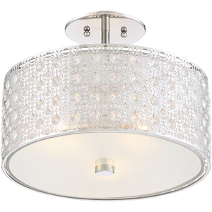 Verity Semi Flush Mount Polished Chrome