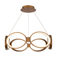 Solitaire 27" LED Chandelier