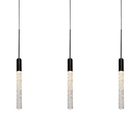 Magic LED 3 Light Linear Chandelier