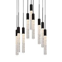 Magic LED 9 Light Round Chandelier