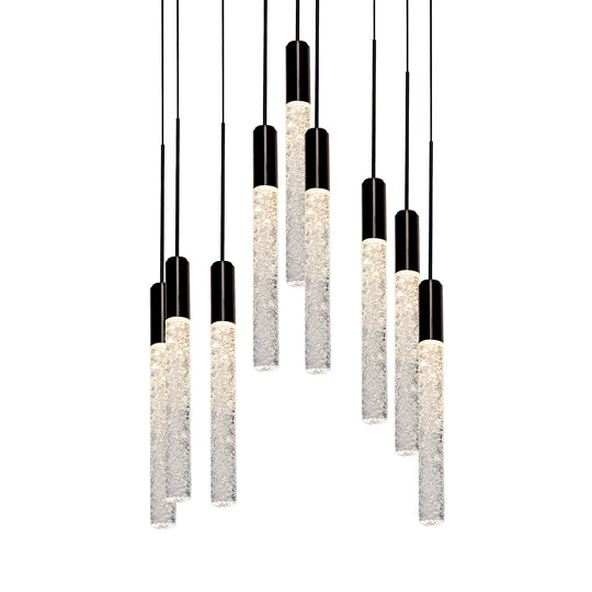 Magic LED 9 Light Round Chandelier