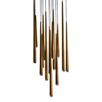 Cascade LED 15 Light Crystal Round Chandelier