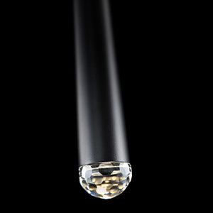 Cascade 19" LED Single Light Crystal Pendant