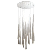 Cascade LED 21 Light Crystal Round Chandelier