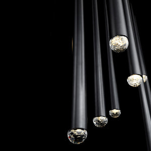 Cascade LED 23 Light Crystal Linear Chandelier