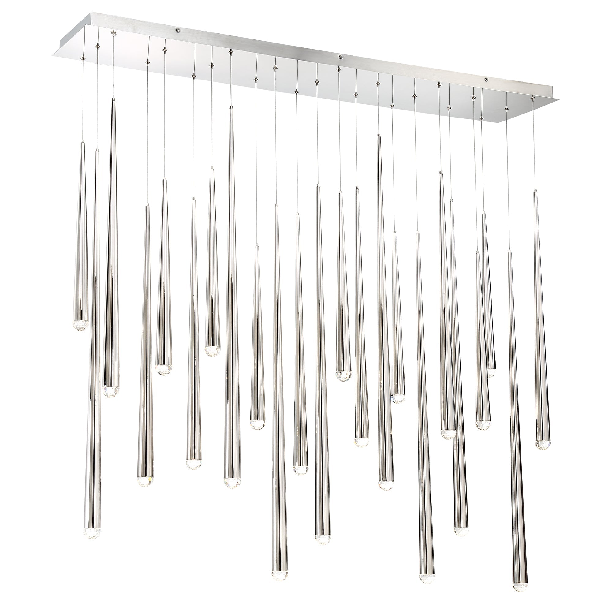 Cascade LED 23 Light Crystal Linear Chandelier