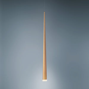 Cascade 19" LED Single Light Etched Glass Pendant
