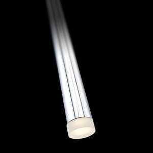 Cascade 28" LED Single Light Etched Glass Pendant