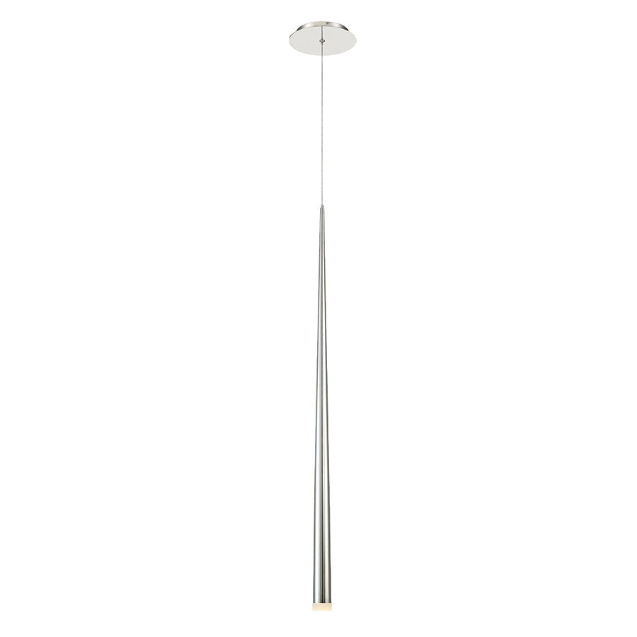 Cascade 37" LED Single Light Etched Glass Pendant