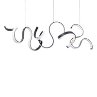 Tempest 67" LED 3 Light Linear Pendant