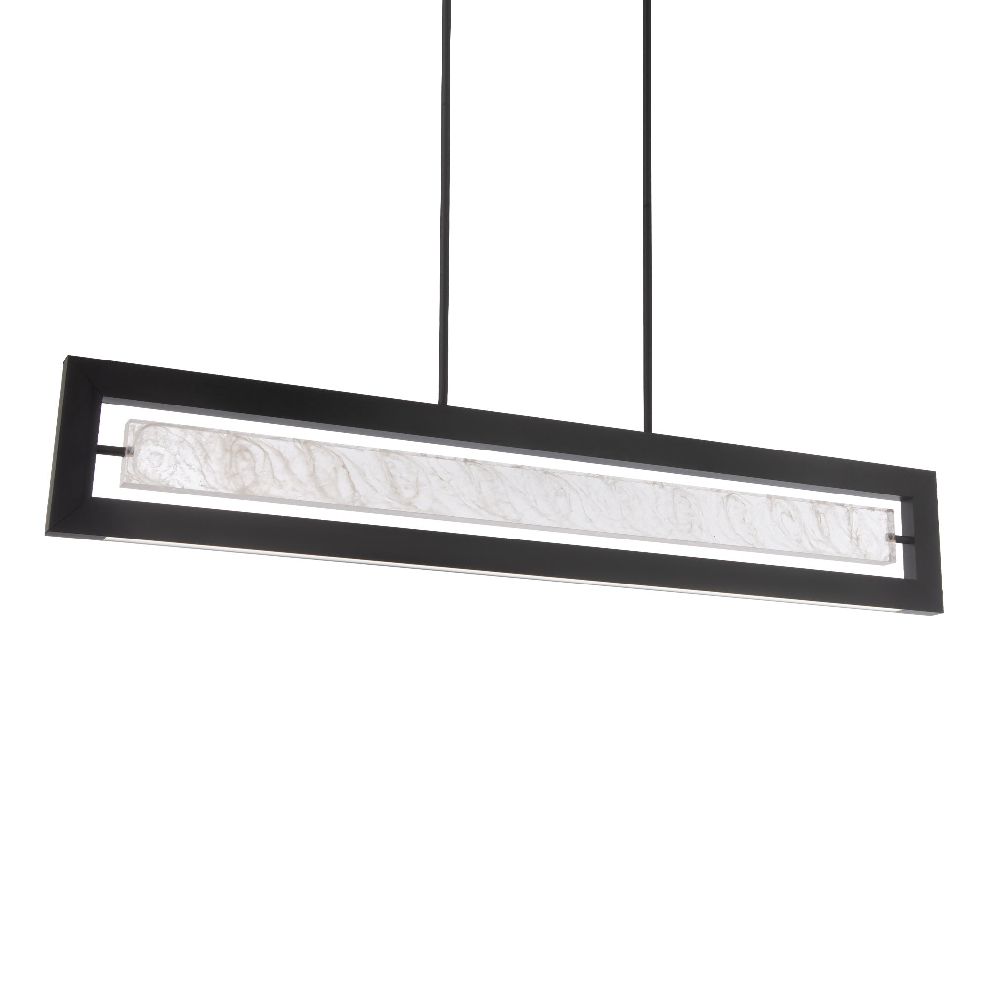 Equilibrium 48" LED Linear Pendant with Adjustable Centerpiece