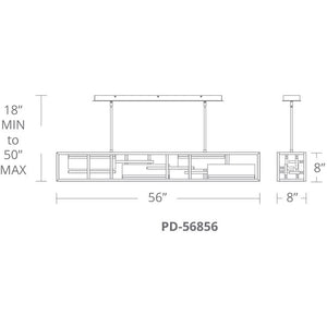 Memory 56" LED Linear Pendant