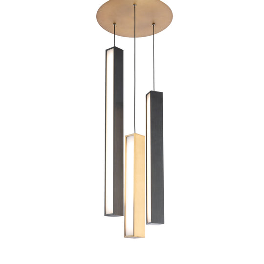 Chaos LED 3 Light Round Pendant
