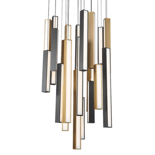 Chaos LED 21 Light Round Pendant