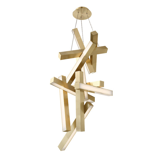 Chaos 49" LED Vertical Chandelier