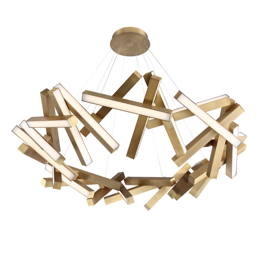 Chaos 60" LED Round Chandelier