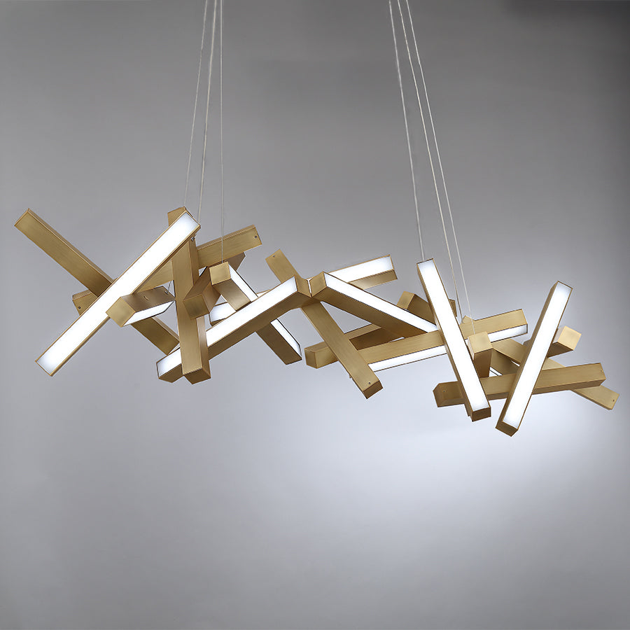 Chaos 72" LED Linear Chandelier