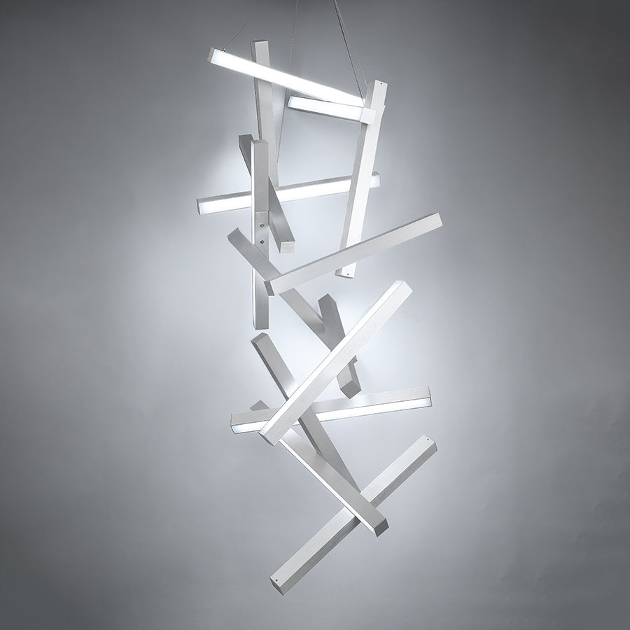 Chaos 75" LED Vertical Chandelier