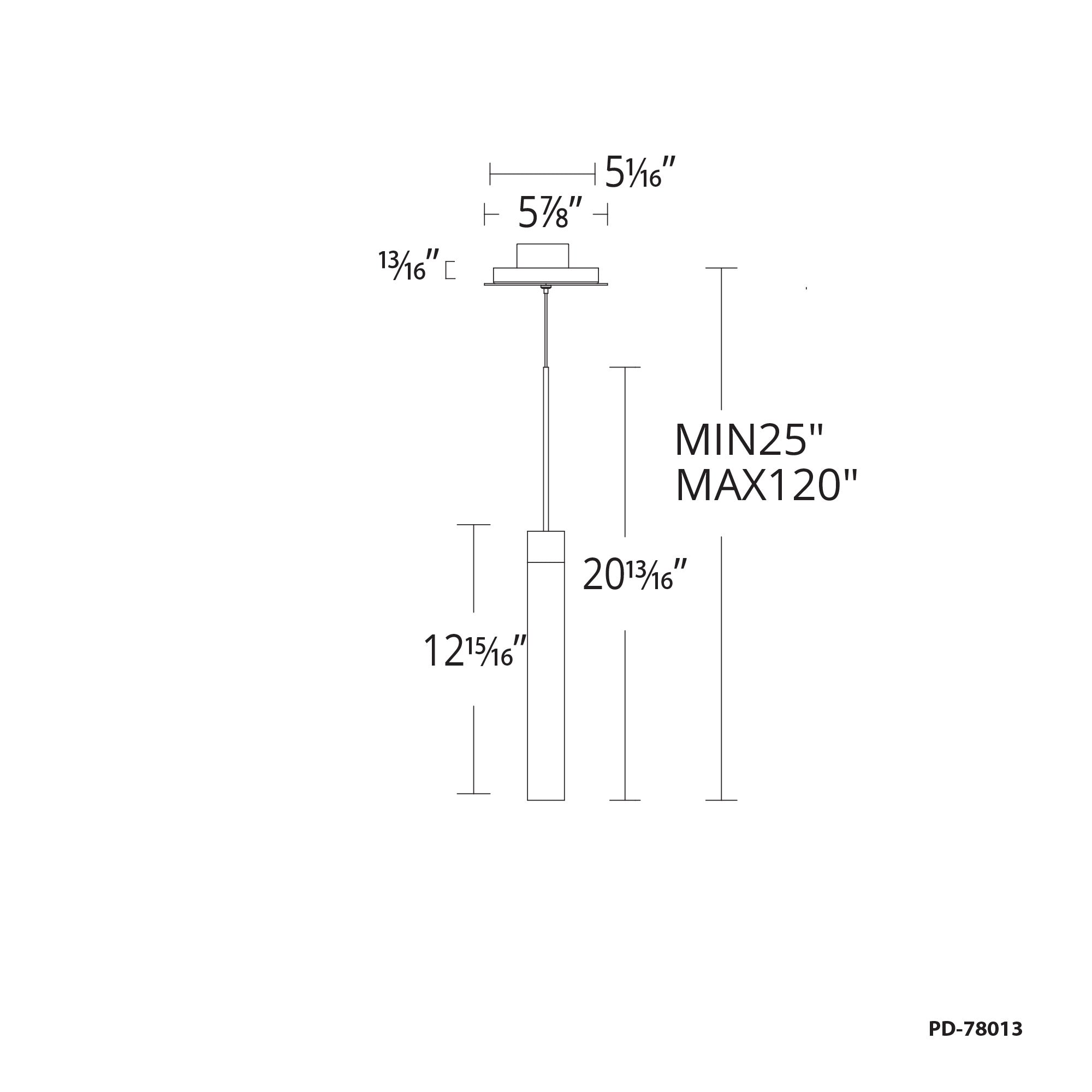 Minx 13" LED Mini Pendant