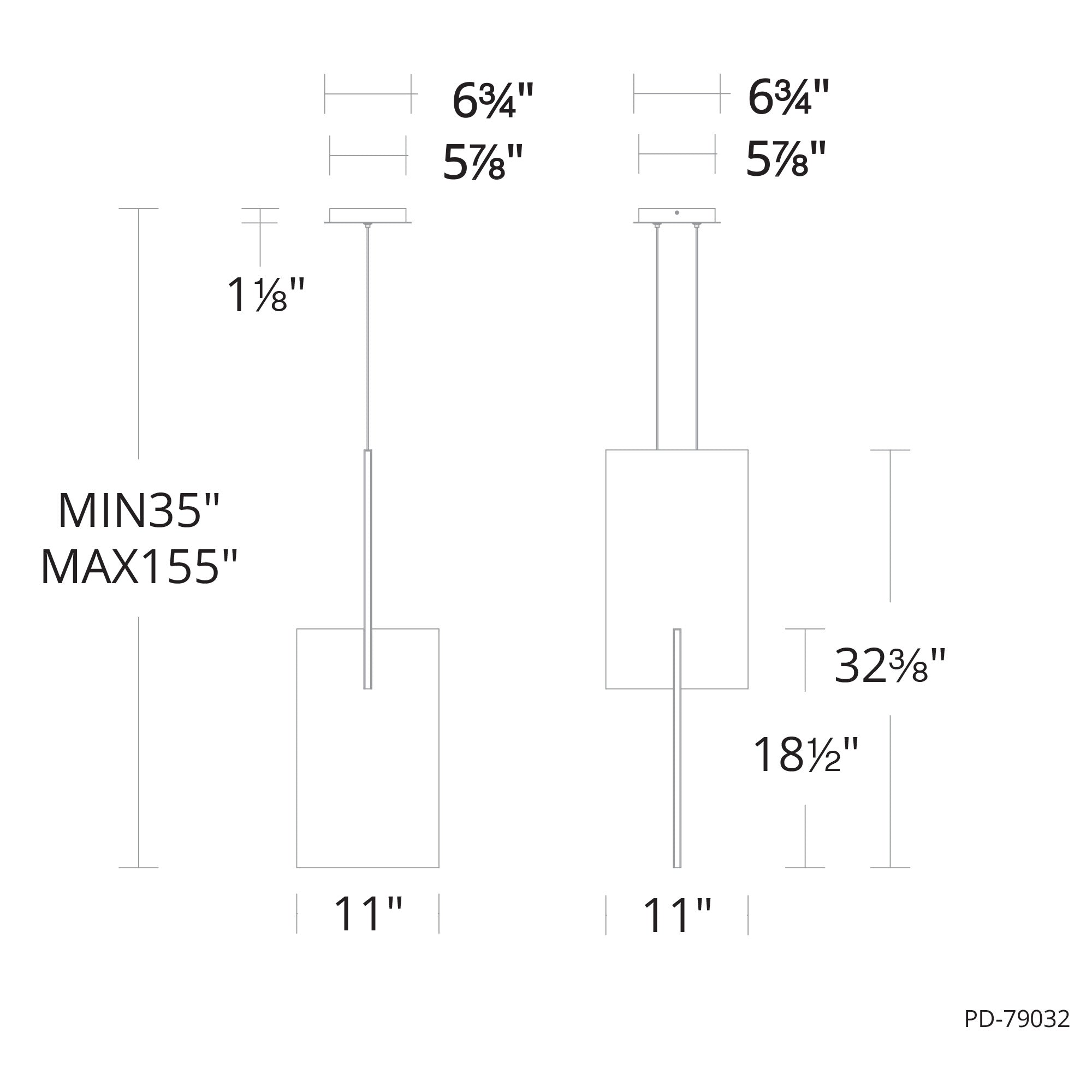 Amari 11" LED Mini Pendant