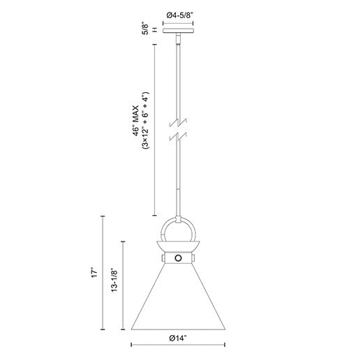 Emerson 14" Pendant