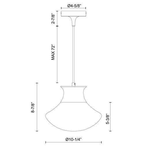 Marcel 11" Pendant