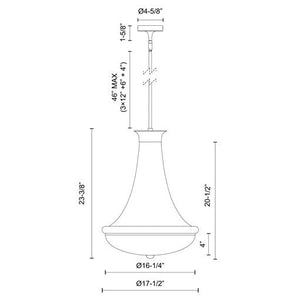 Marcel 4-Light 18" Pendant