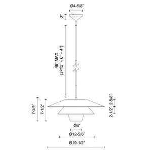 Tetsu 20" Pendant