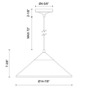 Mauer 15" Pendant