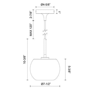 Samar 8" Pendant