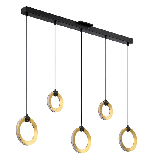 Circols 5-Light LED Bar Pendant
