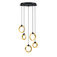 Circols 5-Light LED Pan Pendant