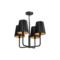 Alora Mood Plisse 23 Inch Chandelier