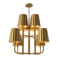 Alora Mood Plisse 30 Inch Chandelier