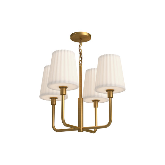 Alora Mood Plisse 23 Inch Chandelier