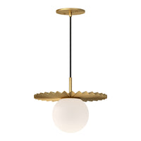 Alora Mood Plume 12 Inch Pendant