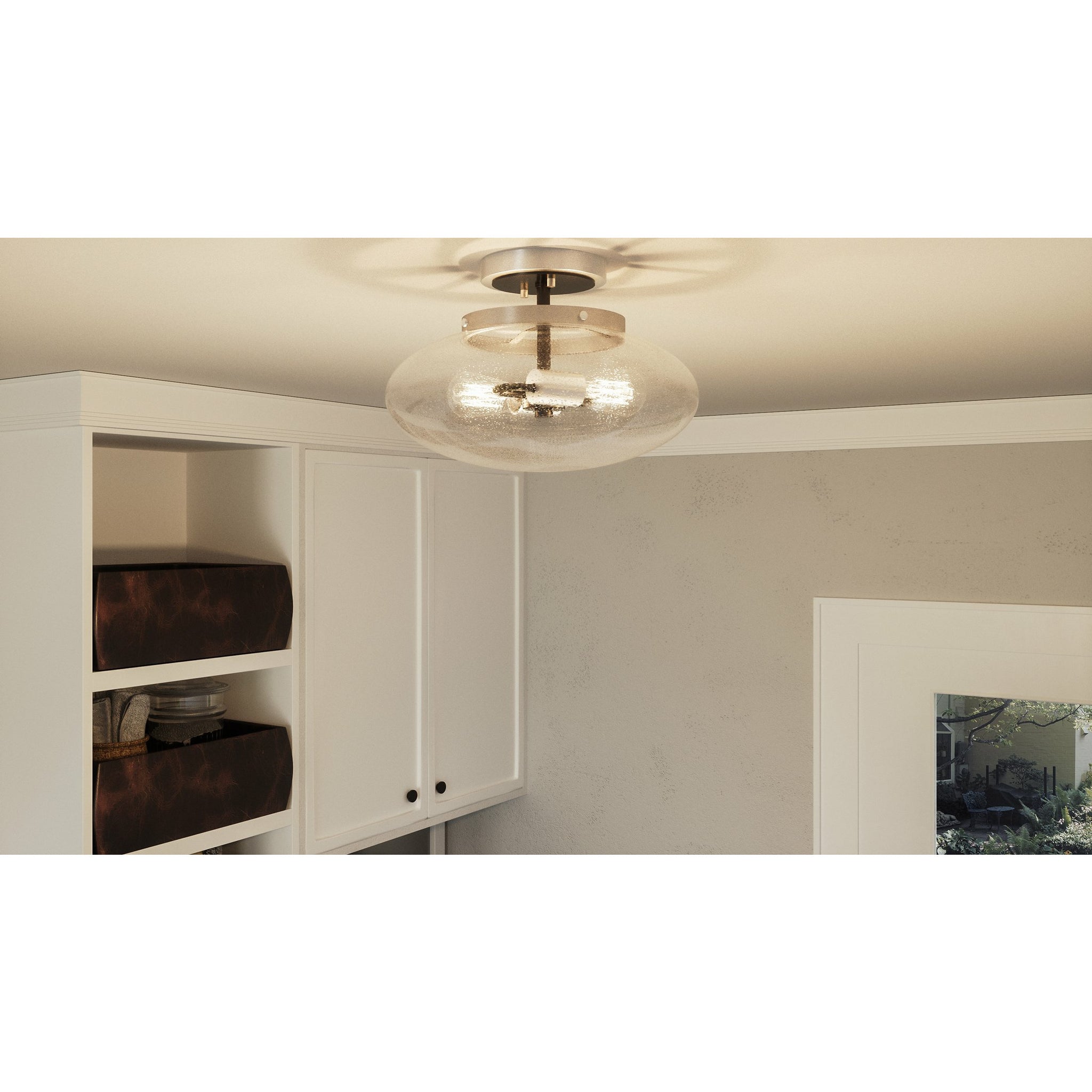 Piermont Semi Flush Mount Earth Black