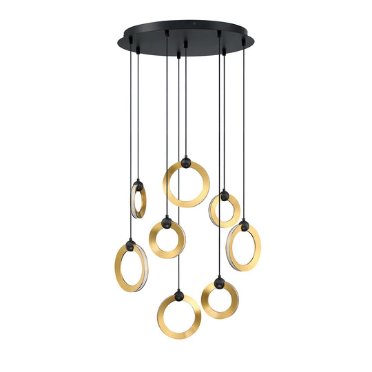 Circols 8-Light LED Pan Pendant