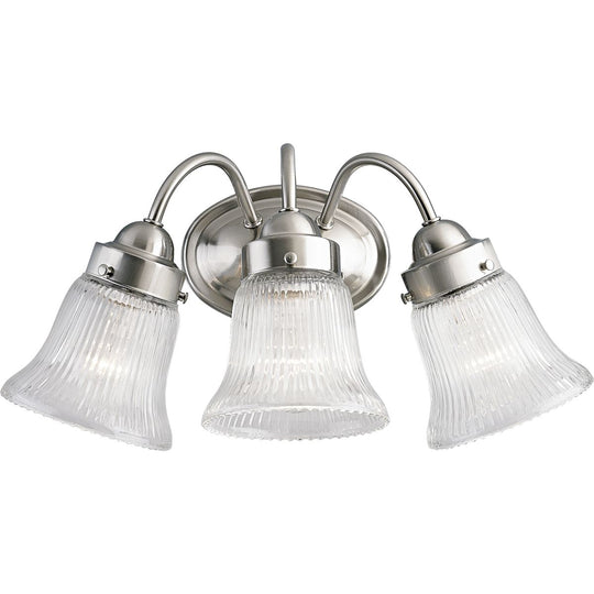 Fluted Glass Vanity Light