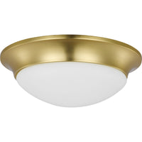 Etched Glass Close-To-Ceiling Flush Mount