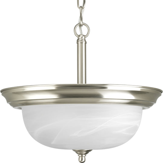 Dome Glass Semi Flush Mount